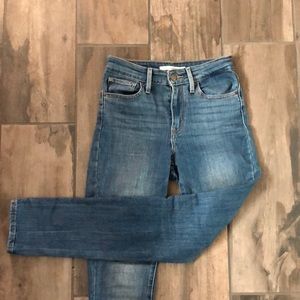 LEVI’S 721 high rise Skinny denim jeans size 25 S